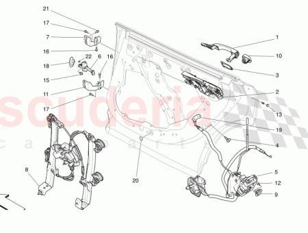 Photo of LH EXTERNAL DOOR HANDLE RETAINING BRACKET…