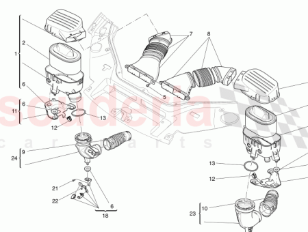 Photo of LOWER RH AIR INTAKE SLEEVE…
