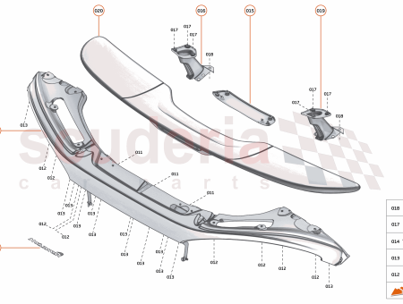 Photo of BADGE REAR MCLAREN GREY…