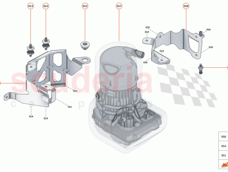 Photo of BRACKET ANTI VIBRATION PUMP LHD…
