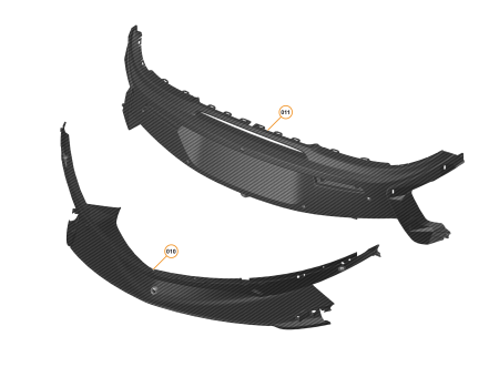 Photo of MSO Carbon Bumper Front Lower Camera For Carbon…