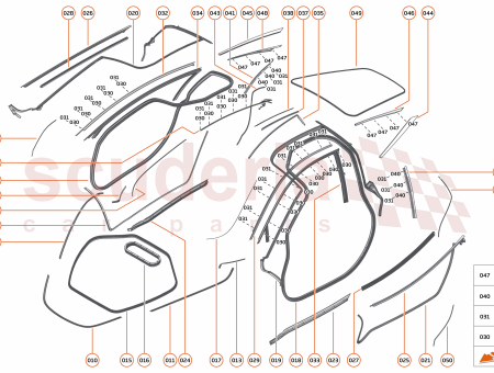 Photo of ASSY FNSR CANTRAIL SEAL CARRIER RH…