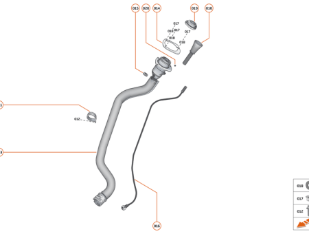 Photo of HOSE RECIRCULATION FUEL FILLER RECIRCULATION FUEL FILLER…