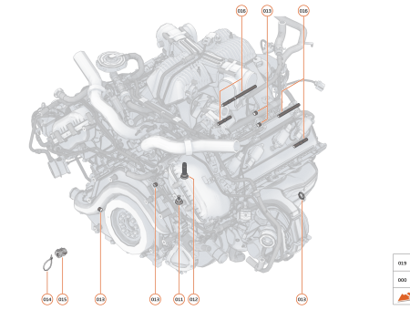 Photo of ENGINE 3 8 LITRE V8 TWIN TURBO NON…
