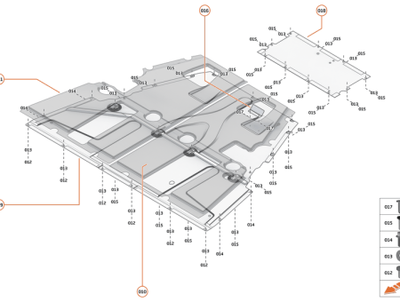Photo of MAT NVH PANEL ENG BAY FLOOR LH…