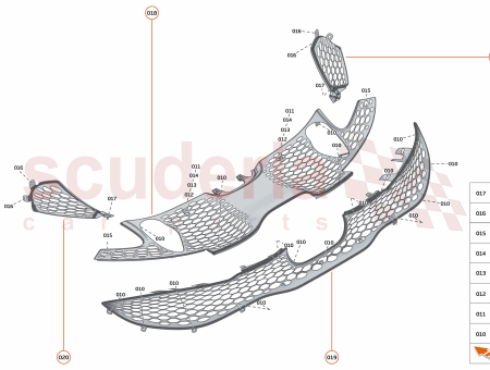 Photo of ASSY REAR LOWER MESH…