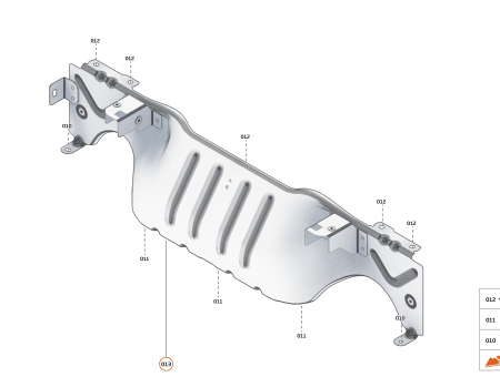 Photo of ASSY HEATSHIELD DECK VENT RR…