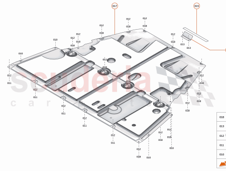 Photo of CARPET TUB SILL COVER MSO RHD LH…
