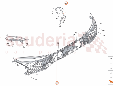 Photo of GRILLE BUMPER RR…