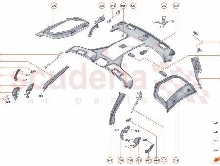 Photo of ASSY HEADLINING RH…