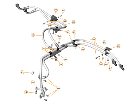 Photo of Bracket Clutch Cooler Pipes Rear Frame RH…