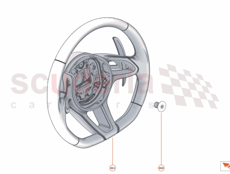 Photo of RIM STEERING WHEEL LTR CF…