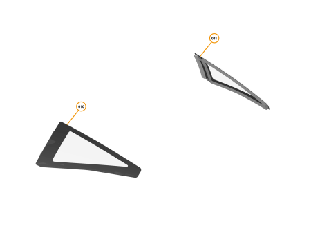 Photo of GLASS REAR QUARTER RH…