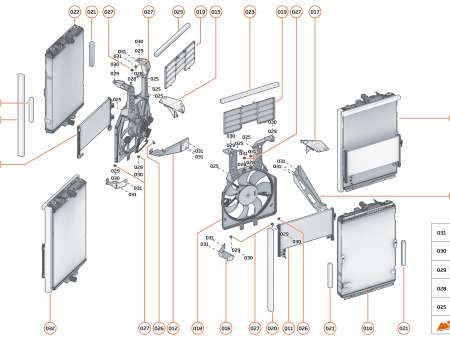 Photo of BRKT MNTG RAD LWR FORE LH…