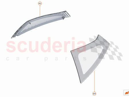 Photo of ASSY GLASS RR QTR RH…