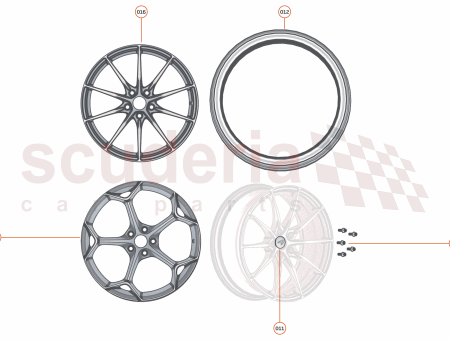 Photo of STEERING WHEEL CENTRE STRIPE CF RIM…