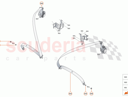 Photo of BRACKET SEAT BELT REEL RH…