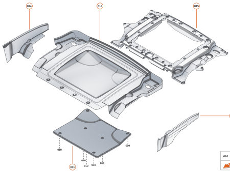 Photo of NVH BULKHEAD RR UPR SPIDER…