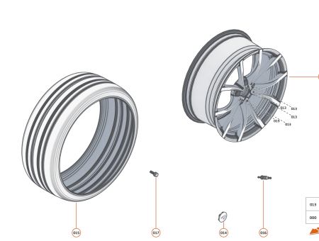 Photo of WHEEL SLW FORGED RR 20X10 5J SAI…