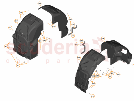 Photo of Bracket Wheel Arch Liner Upper LH…