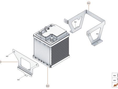 Photo of CLAMP BATTERY RR…