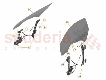 Photo of Door Glass Spider LH…