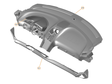 Photo of Facia Upper Alcantara LHD 675LT…