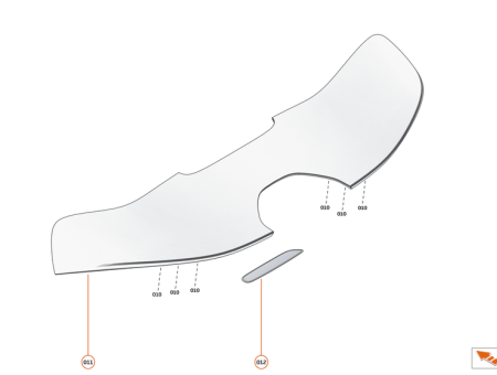 Photo of ASSY LENS REAR WING…