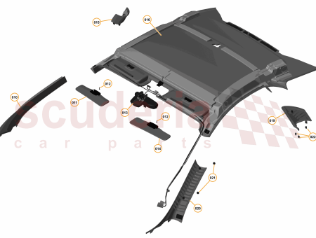 Photo of Sunvisor Textile LH…