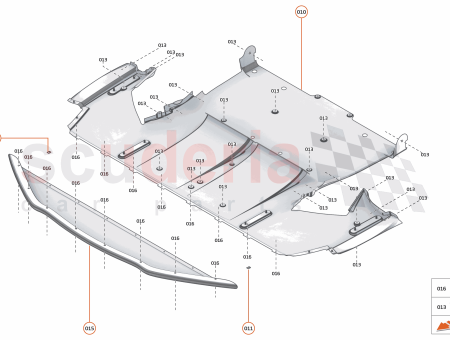 Photo of ASSY END CAP TWEETER POD HL RH…