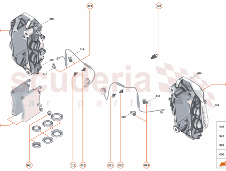 Photo of BRAKE CALIPER 4 POT REAR LH…
