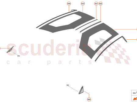 Photo of ASSY GLASS DOOR UPPER RH…