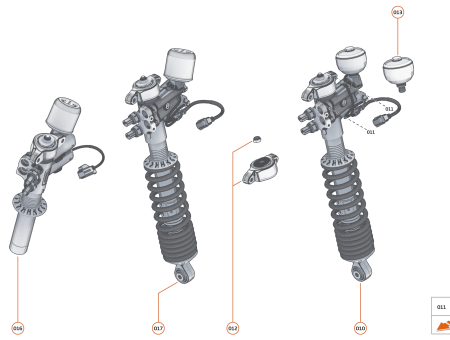 Photo of SUSPENSION UNIT TENNECO REAR RH…