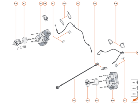 Photo of CABLE DOOR LATCH MECHANICAL RELEASE…