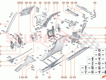 Photo of BRACKET REAR WING LOWER RH…