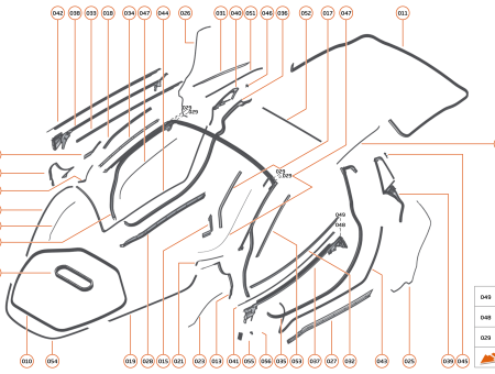 Photo of ASSY SEAL SECONDARY TONNEAU RH…