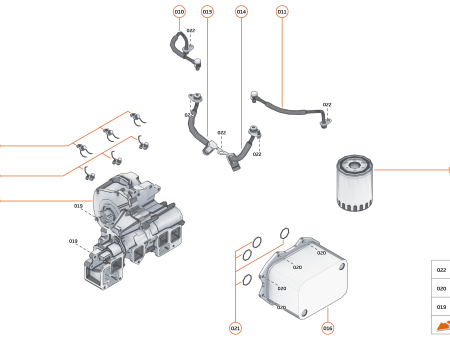 Photo of OIL PUMP MAIN GASKET CYLINDER BLOCK…