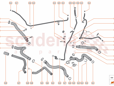 Photo of DK PIPE RAD UPR INBOARD RH…