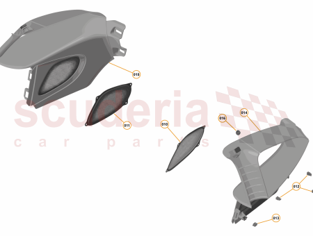 Photo of Speaker Grille Rear Quarter Trim High Line RH…