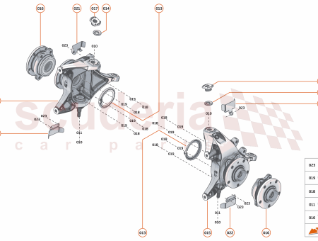 Photo of UPRIGHT SUSPENSION REAR RH…