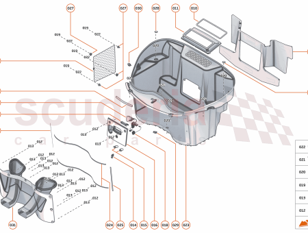 Photo of ASSY LUGGAGE BIN DUCTS…