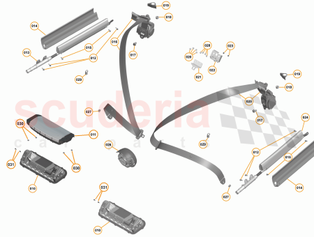 Photo of Escutcheon Seatbelt Spider LH…