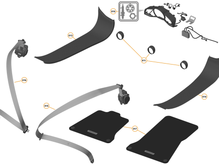 Photo of Carbon Fibre Cluster Bezel with Shift Lights Kit…