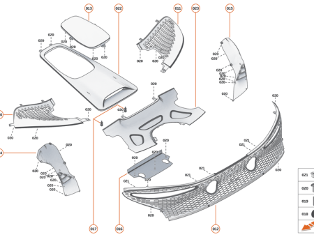 Photo of ASSY RR BUMPER LOUVRE PNL LH…