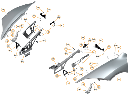 Photo of Bracket Outrigger Fender Rear Support LH…