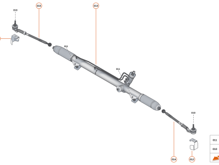 Photo of ASSY STEERING RACK LHD…