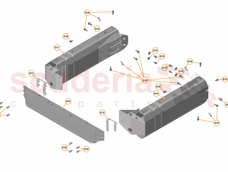 Photo of Longitudinal Crash Structure Front RH…