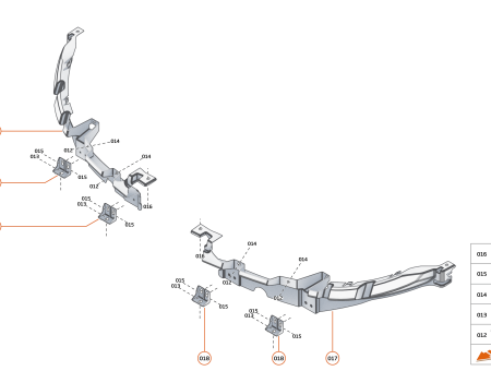 Photo of REAR GRILLE RH…