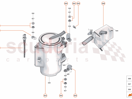 Photo of ASSY DUCT DIFFUSER PRE COOLER LH…