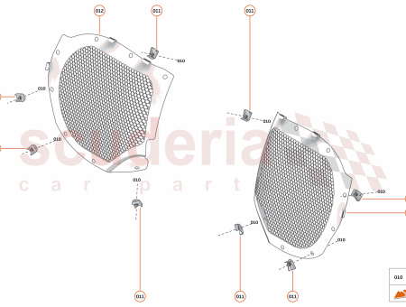 Photo of GRILLE WHEEL ARCH LINER REAR LH…